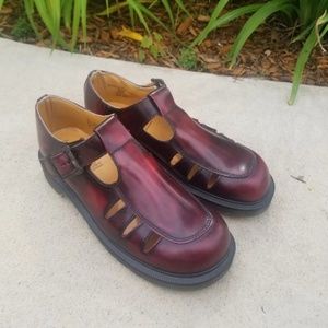 Cherry red doc martens